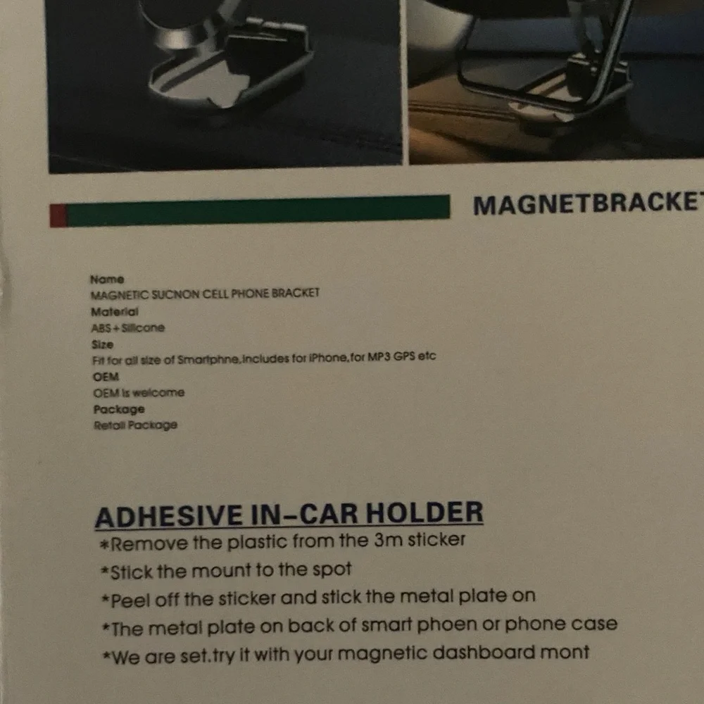 Unaversal MagnetBracket F2 Car Phone Mount